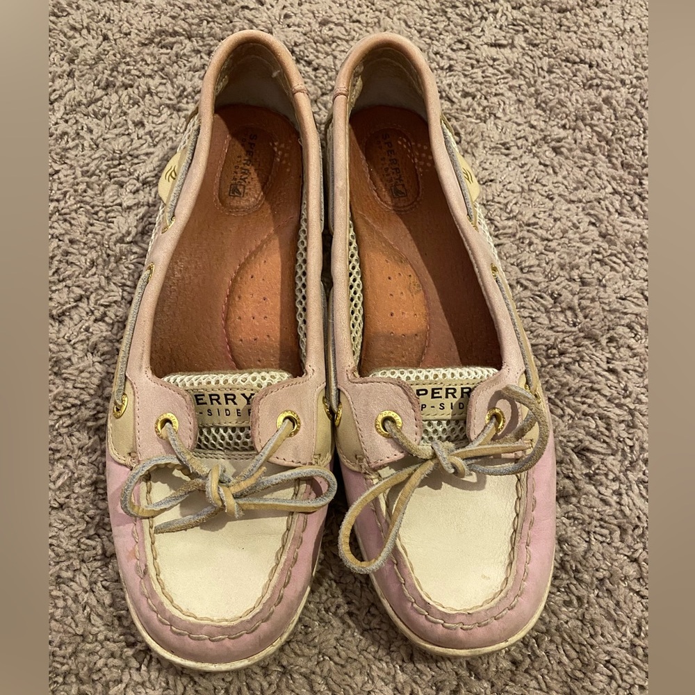 Pink and White Sperry’s